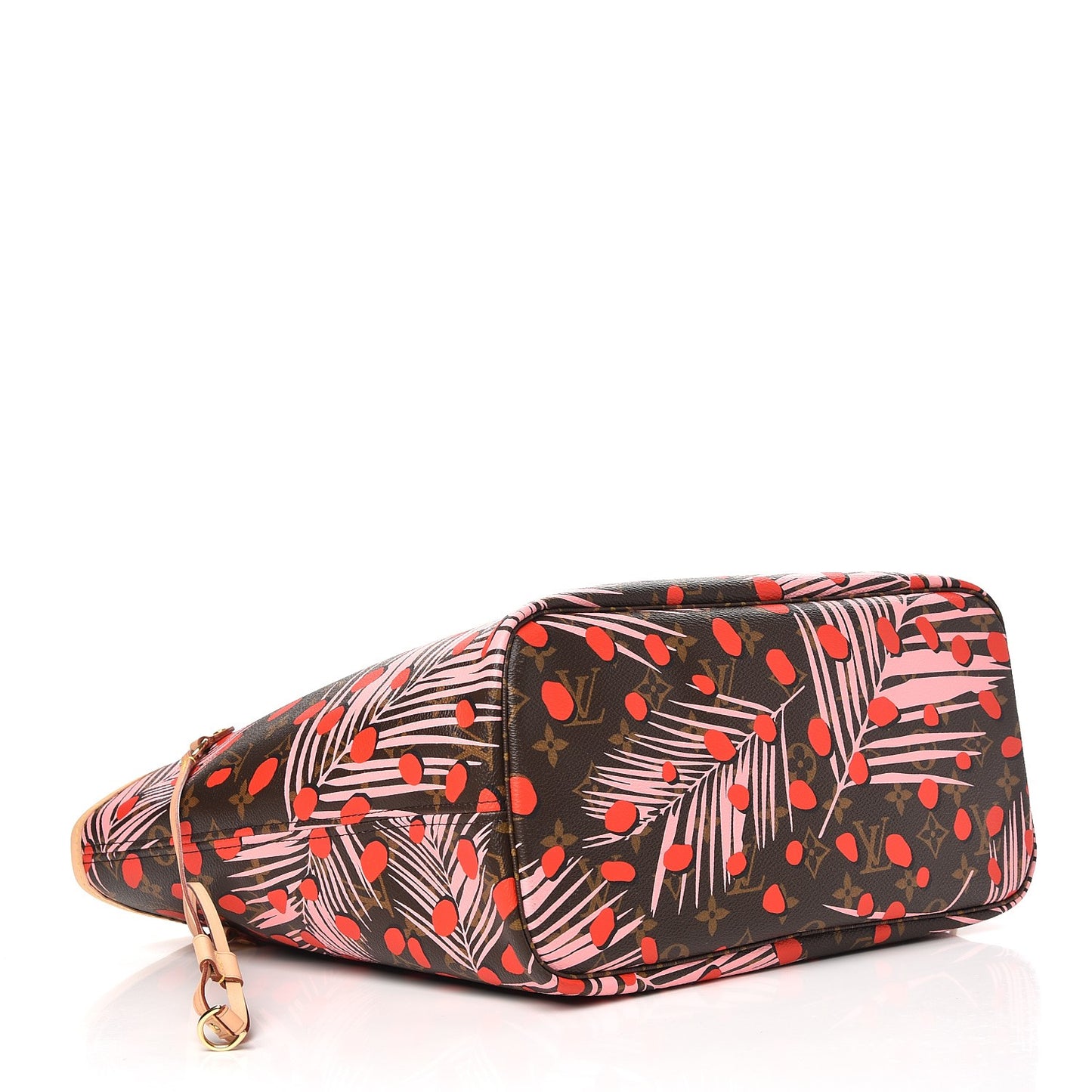 Monogram Jungle Dots Neo Neverfull MM Sugar Pink Poppy