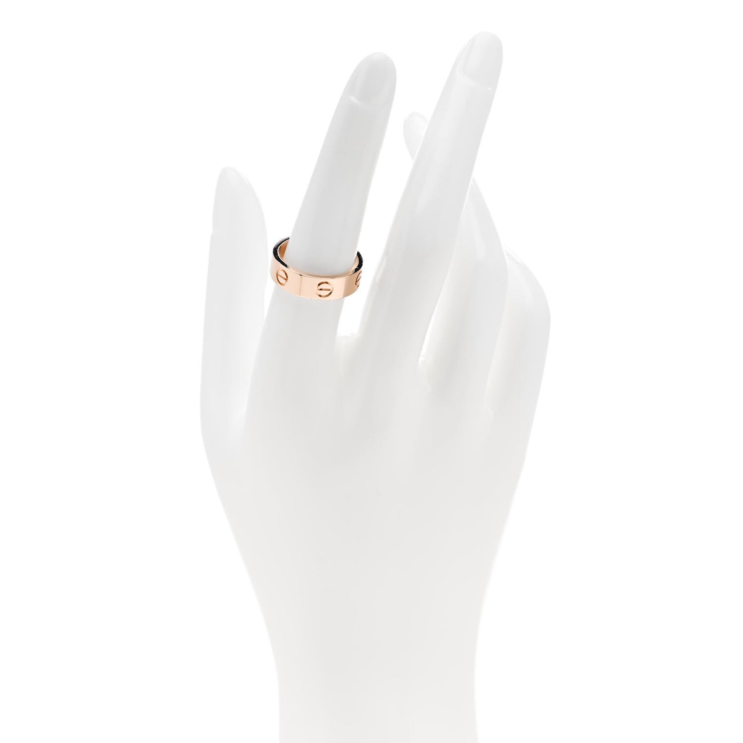 18K Pink Gold 5.5mm LOVE Ring 55 7.25