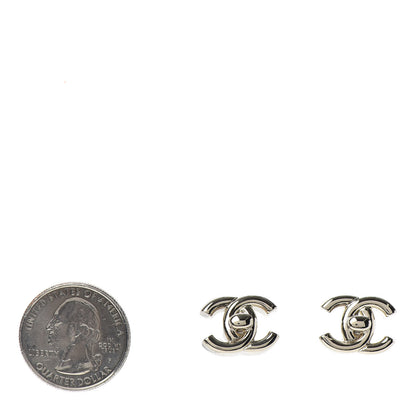 Chanel Metal CC Turnlock Earrings Gold 2 of 4