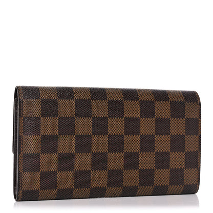 Louis Vuitton Damier Ebene Sarah Wallet 3 of 12
