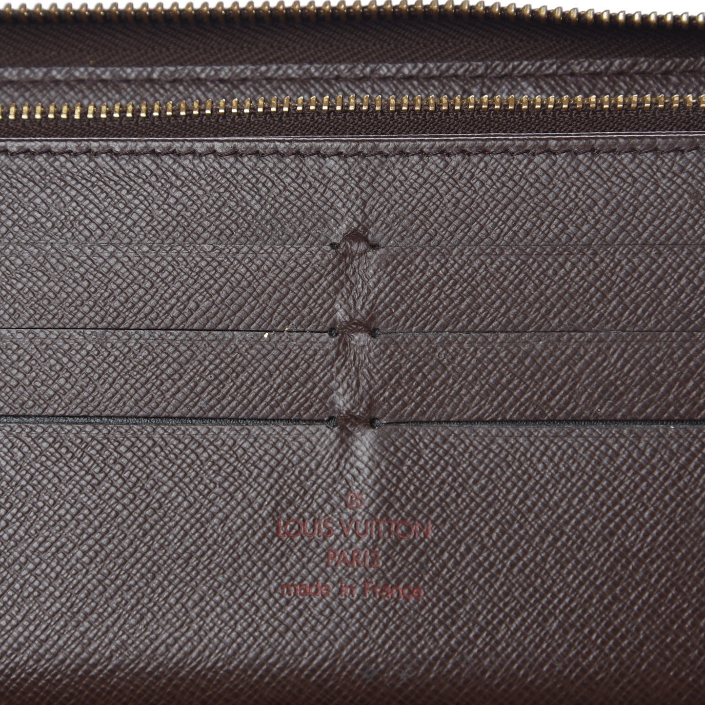 Damier Ebene Zippy Organizer Wallet