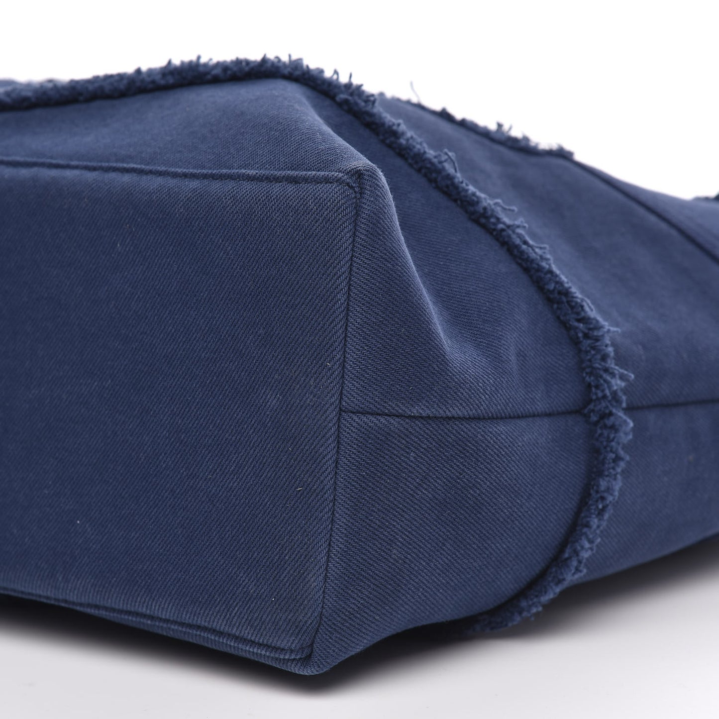 Denim Chevron Coco Tote Navy