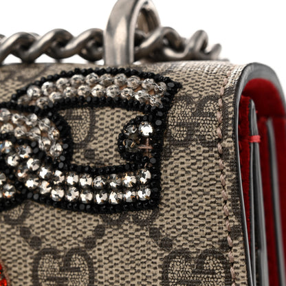 Gucci GG Supreme Monogram Embroidered Medium Dionysus Shoulder Bag Beige Multi 13 of 13