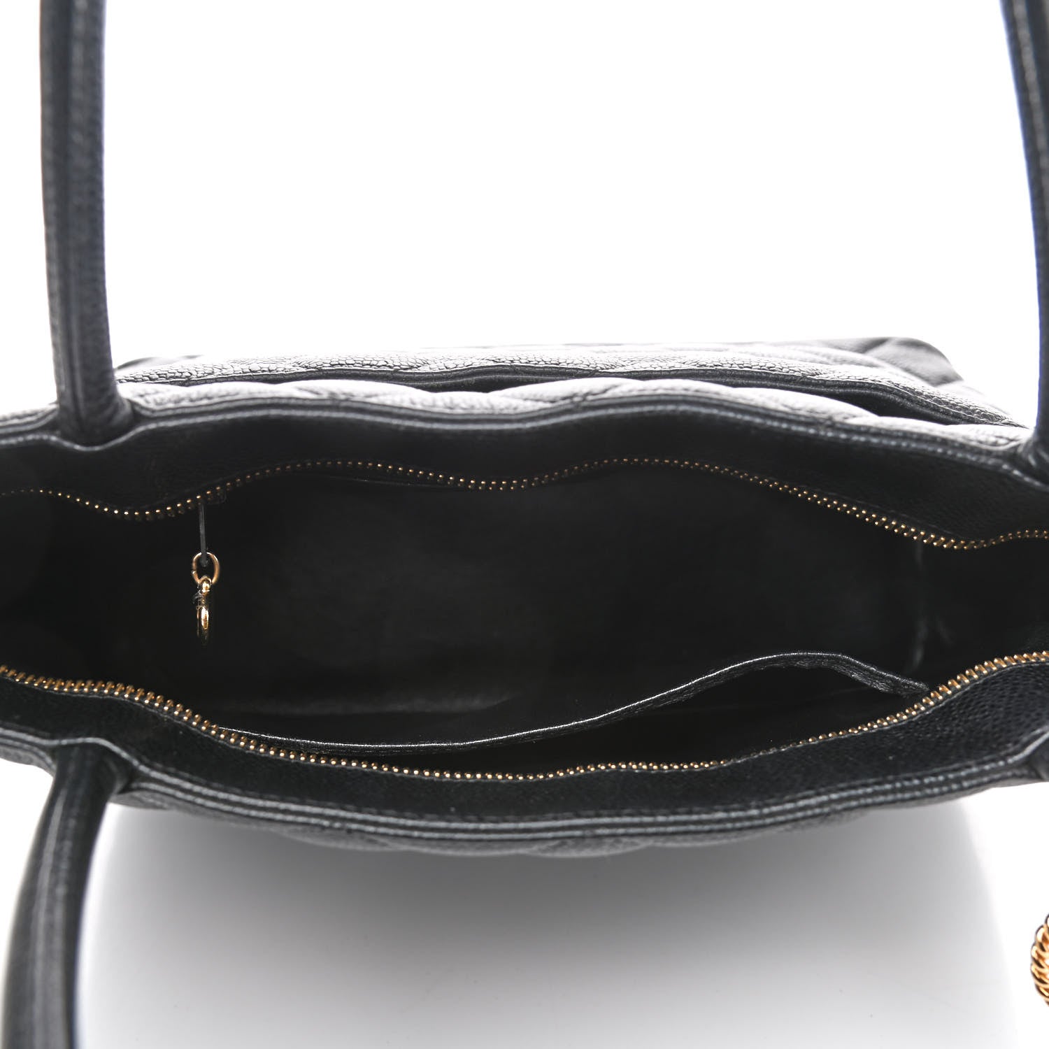 Chanel Caviar Quilted Medallion Tote Black 4 of 4