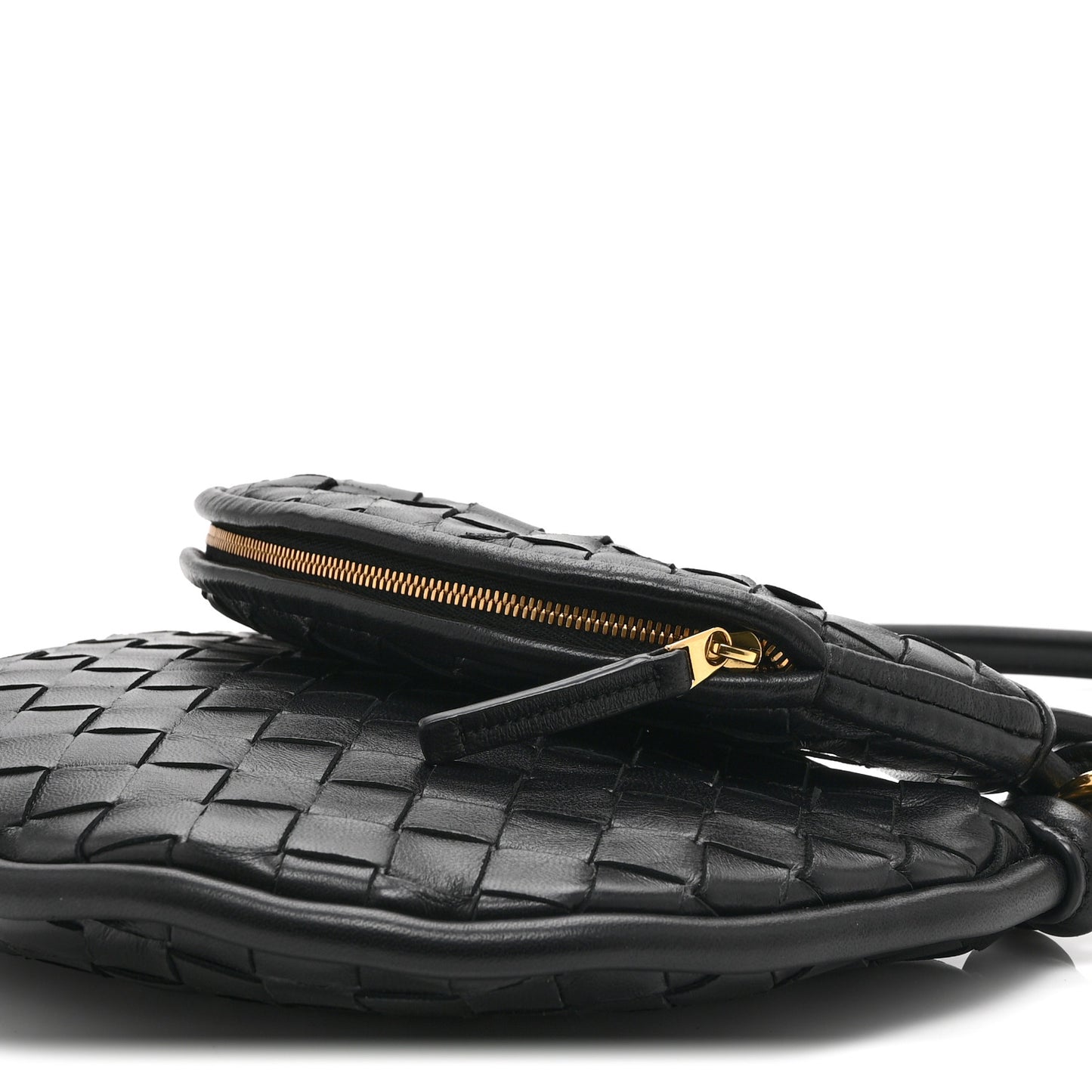 Nappa Intrecciato Small Gemelli Black
