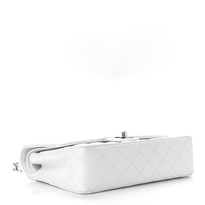 Chanel Caviar Quilted Medium Double Flap White 4 of 16