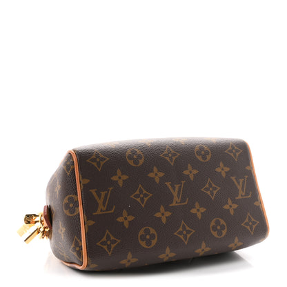 Louis Vuitton Monogram Speedy Bandouliere 20 Black 4 of 9