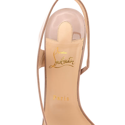 Christian Louboutin Patent Brandina 85 Pumps 39.5 Sun Nude 7 of 7