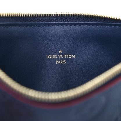 Louis Vuitton Empreinte Felicie Chain Wallet Zippered Insert Marine Rouge 6 of 6