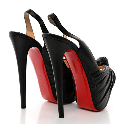 Christian Louboutin Calfskin Miss Benin 160 Pumps 40.5 Black 4 of 8