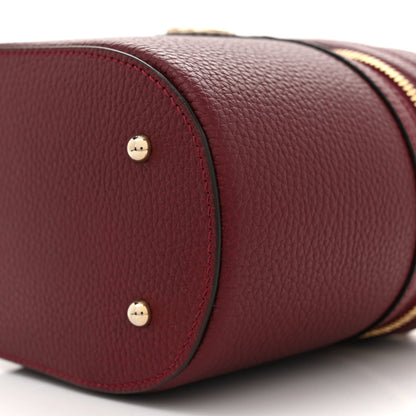 Gucci Calfskin Mini Bamboo Top Handle Shoulder Bag Rosso 10 of 10