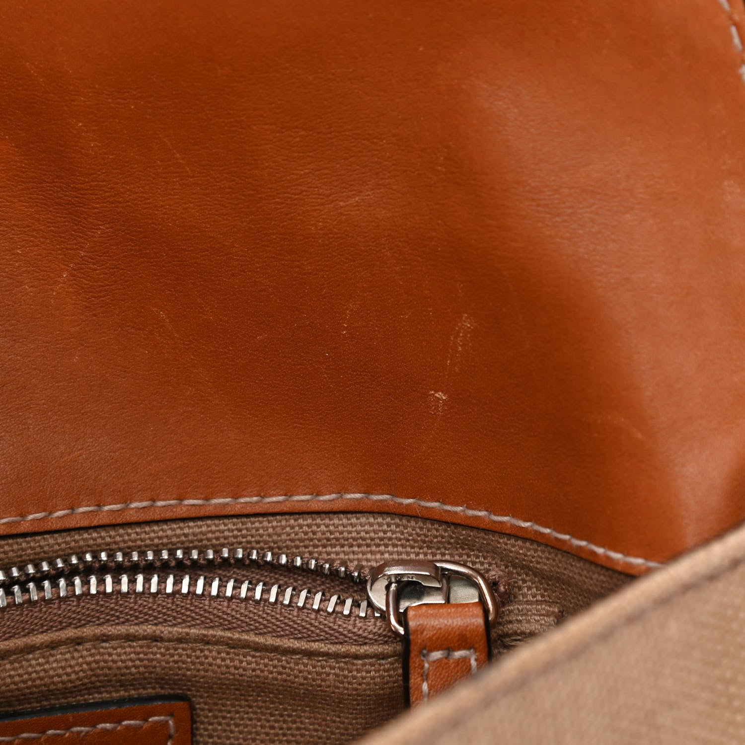 Burberry Canvas House Check Small Henham Crossbody Tan 13 of 13