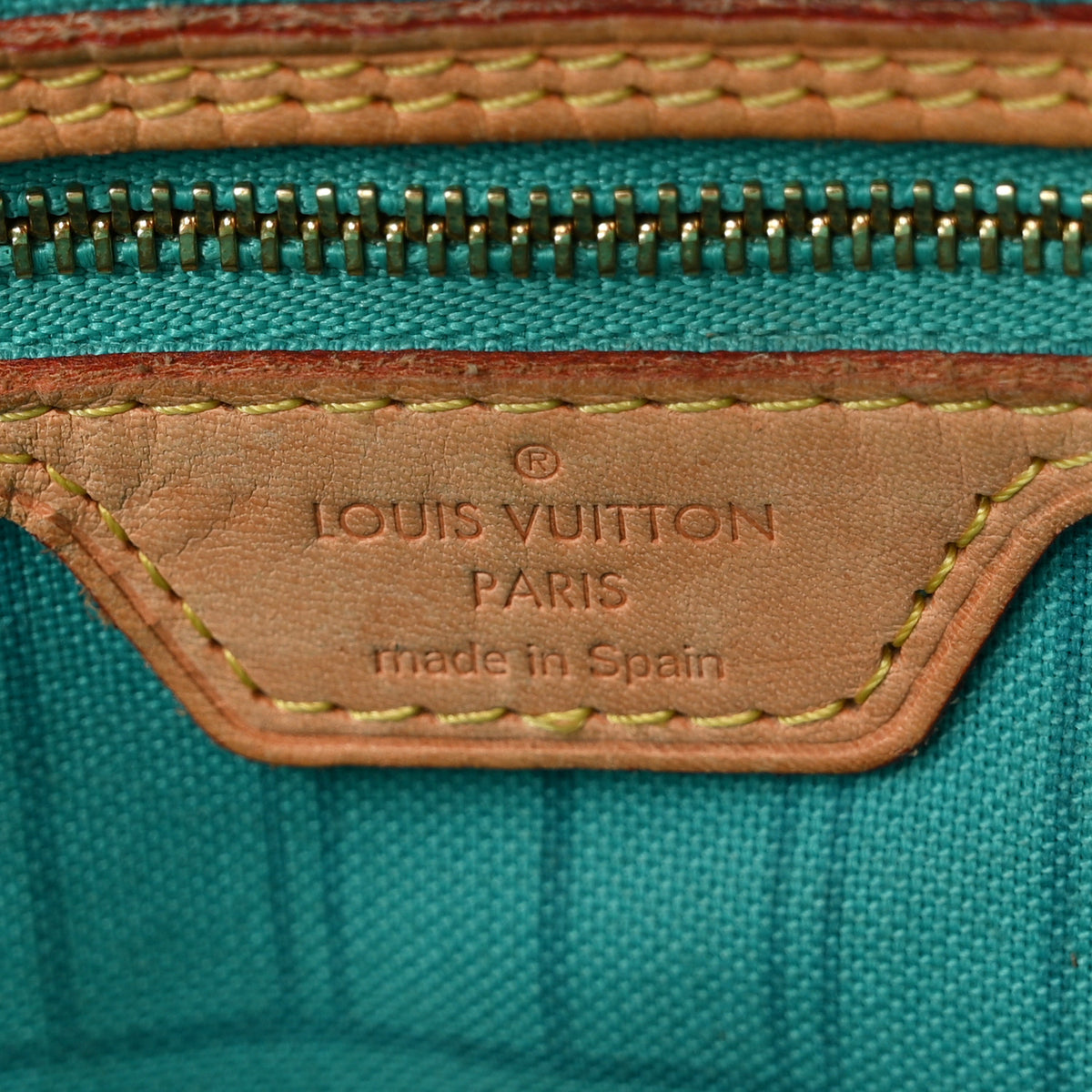 Louis Vuitton Monogram V Neverfull MM Turquoise 11 of 21