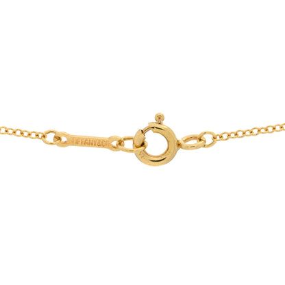 Tiffany 18K Yellow Gold Paloma Picasso Graffiti X Pendant Necklace 3 of 3