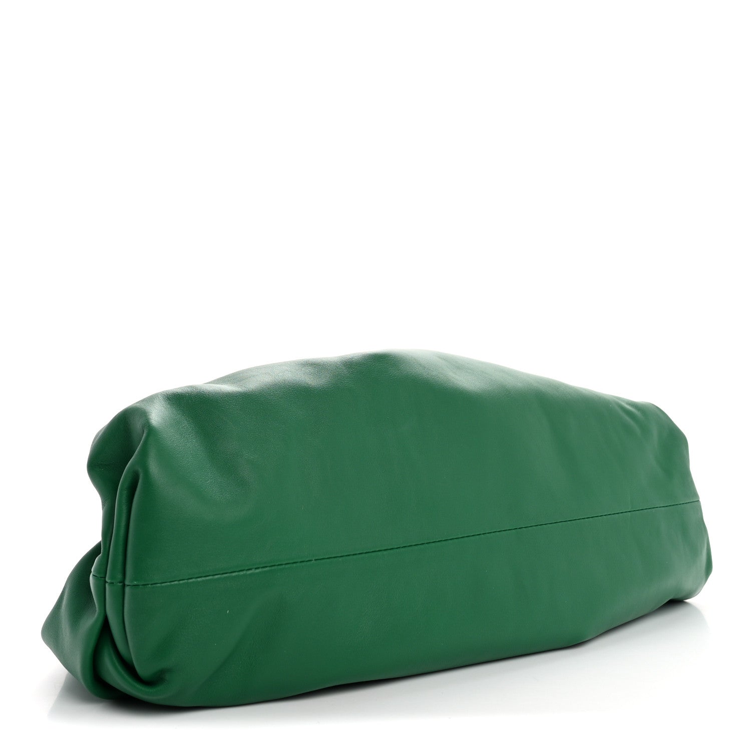 Bottega Veneta Smooth Butter Calf The Pouch Oversized Clutch Racing Green 4 of 12