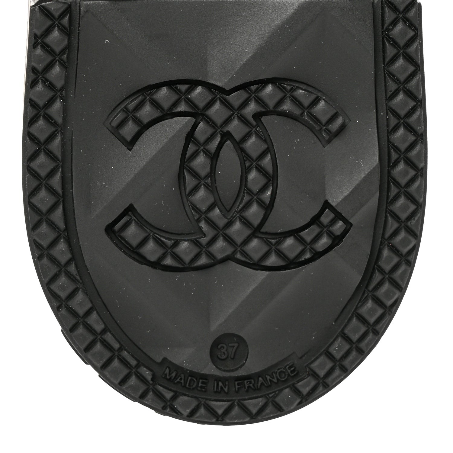 Chanel Caoutchouk CC High Boots 37 Black 7 of 17