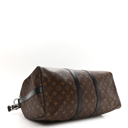 Louis Vuitton Monogram Macassar Keepall Bandouliere 45 3 of 8