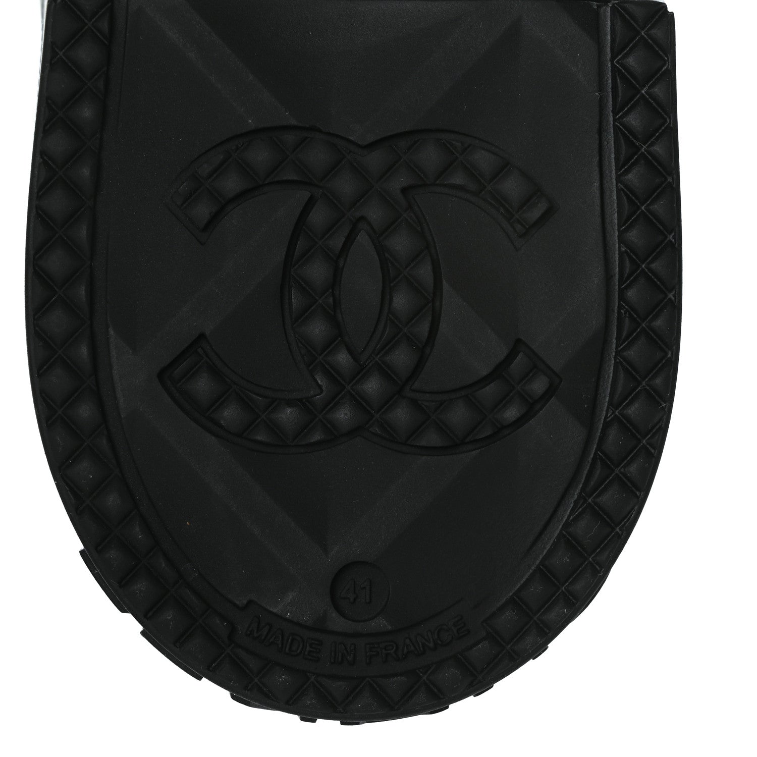 Chanel Caoutchouk CC High Boots 41 Black 8 of 8