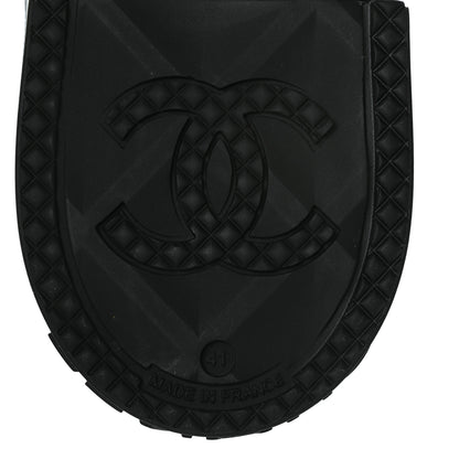 Chanel Caoutchouk CC High Boots 41 Black 8 of 8