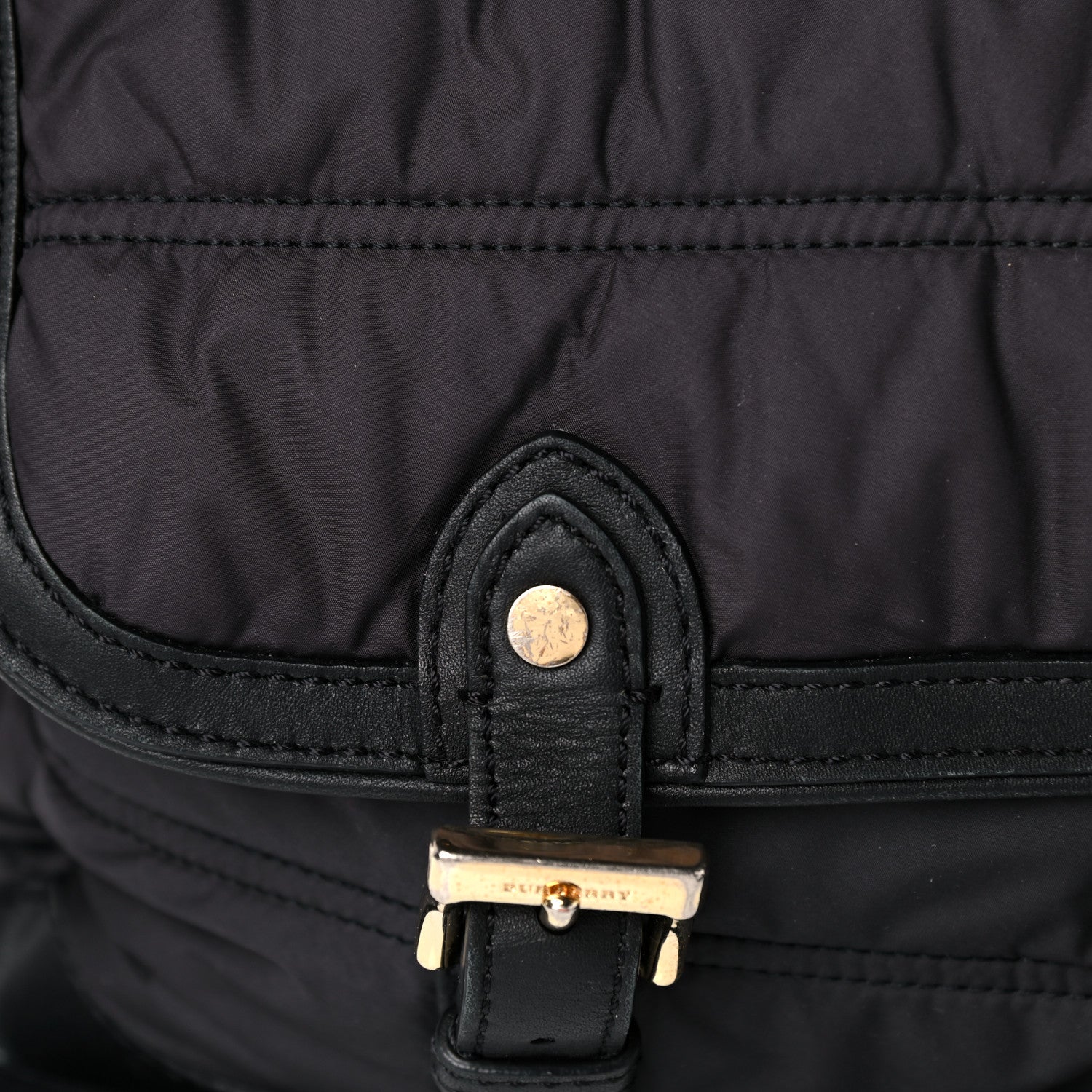 Burberry Nylon Quilted Diaper Bag Black 11 of 18