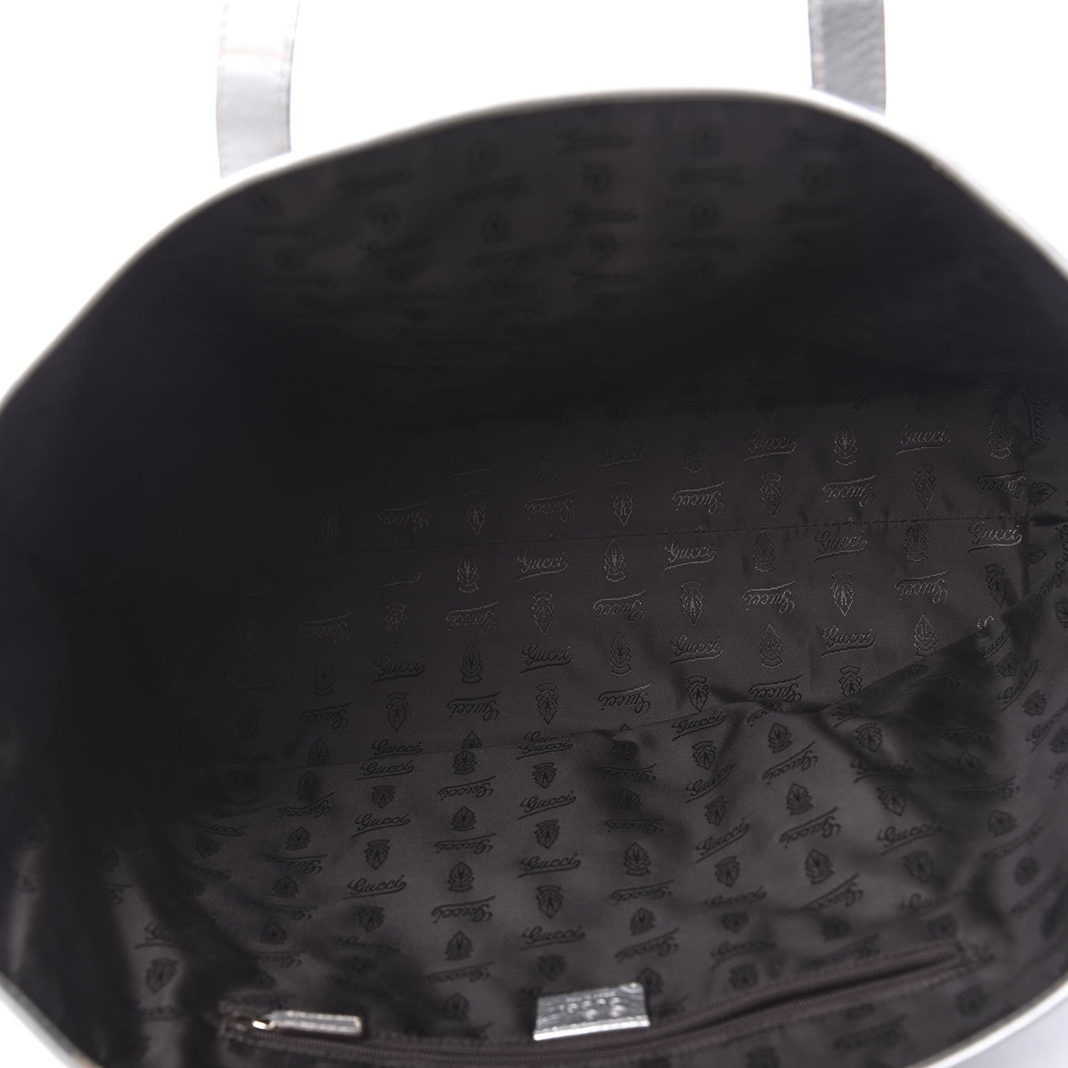 Gucci Guccissima Large Tote Silver 5 of 13