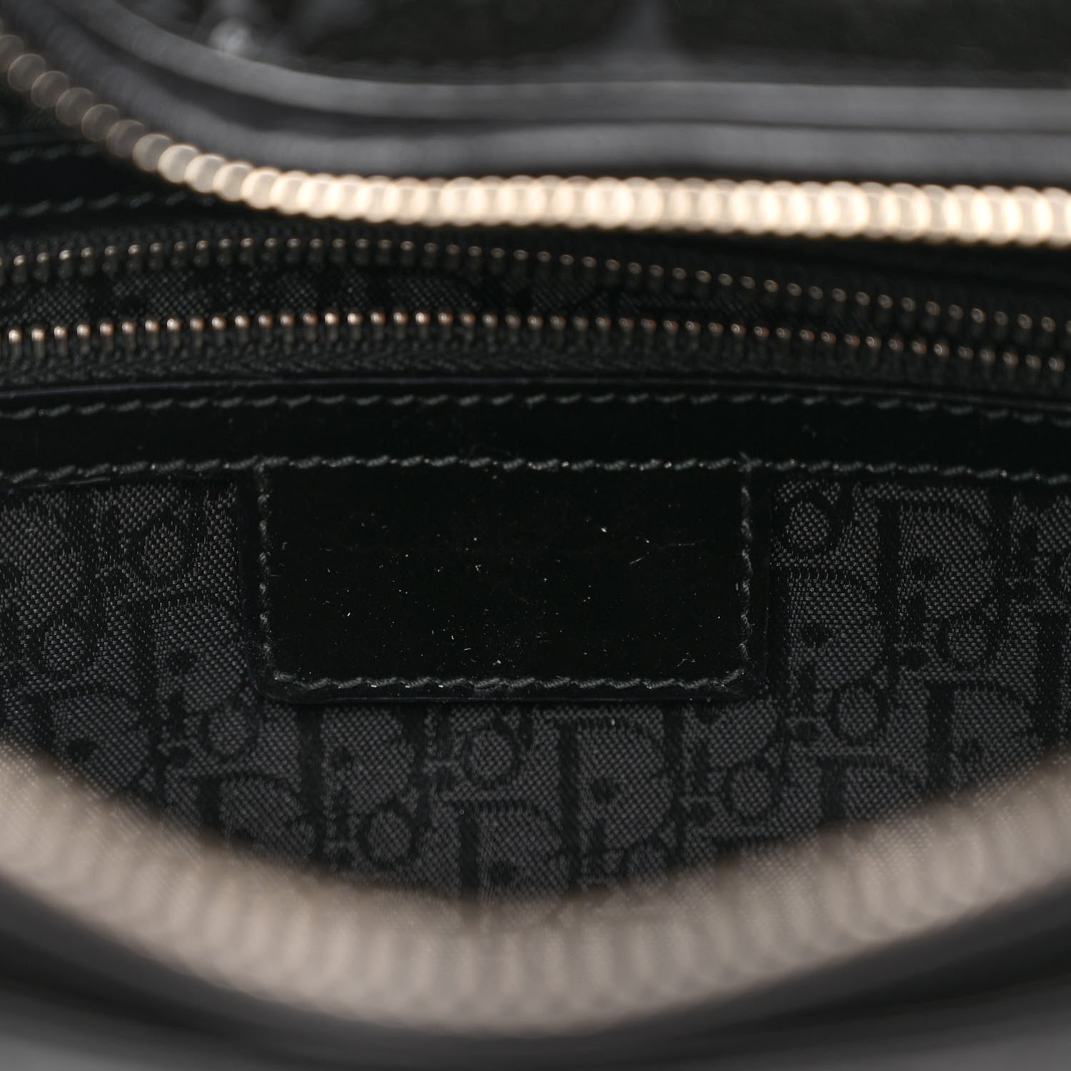 Christian Dior CHRISTIAN DIOR Patent Cannage Large Lady Dior Black 6 of 11