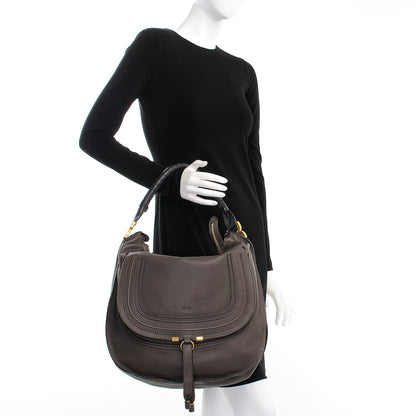 Chloe Calfskin Large Marcie Hobo Ash 2 of 8