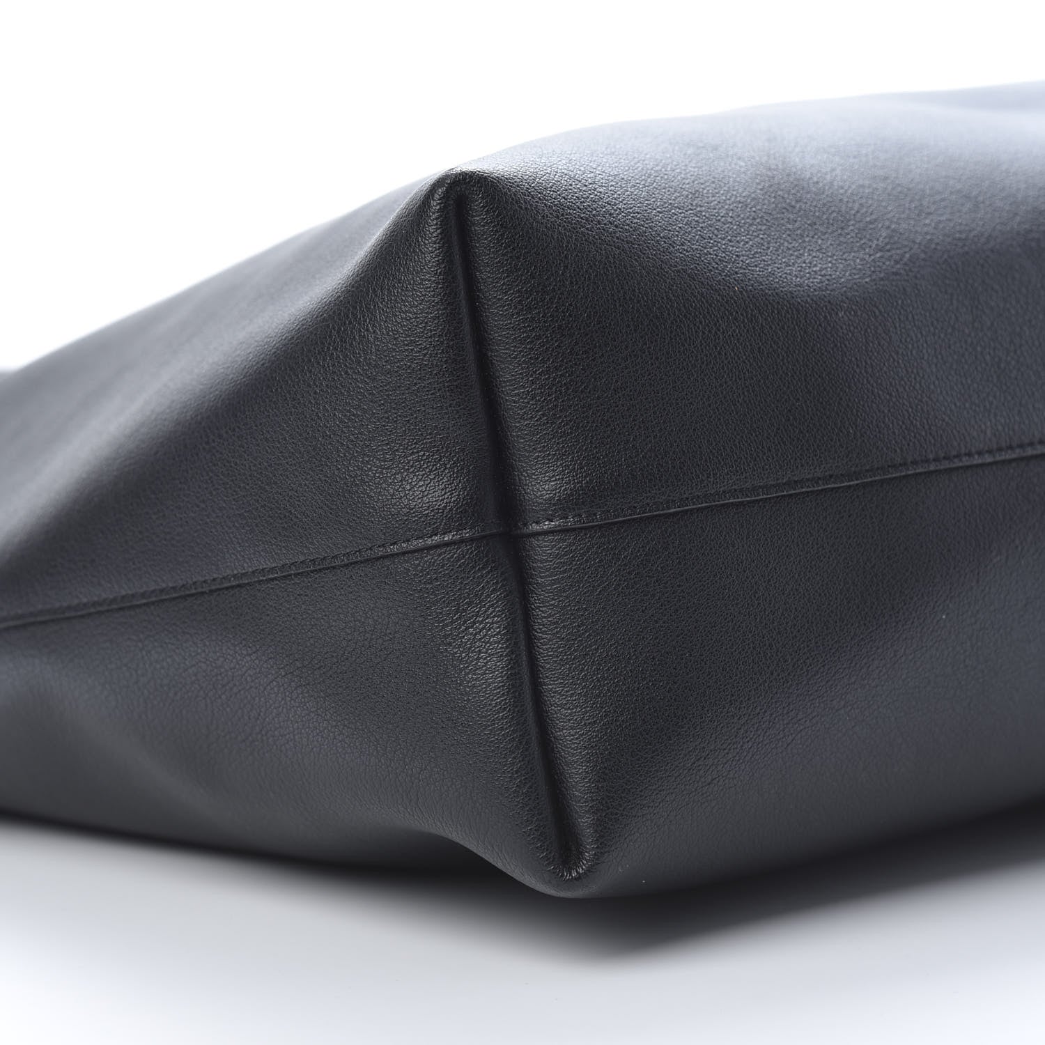 Saint Laurent Calfskin Large Shopping Tote Black 10 of 13