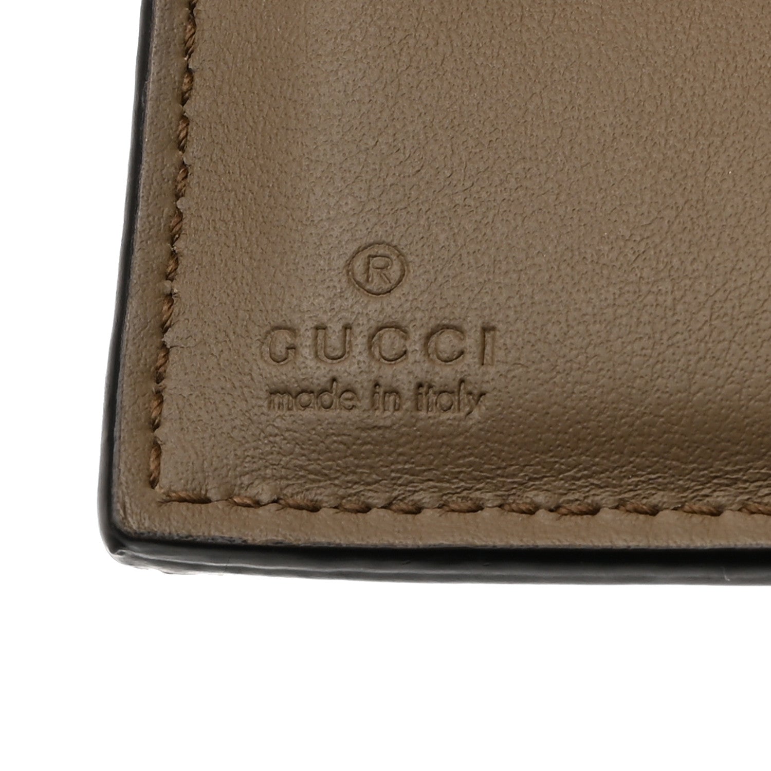 Gucci GG Supreme Monogram Dionysus Card Case Wallet Beige Taupe 6 of 7