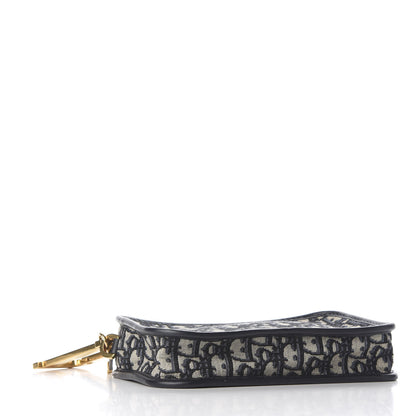 Christian Dior Oblique Diorquake Clutch Blue 5 of 20