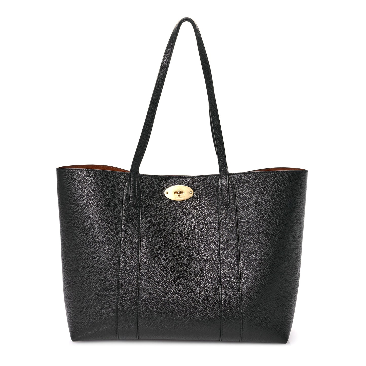 Small Classic Grain Bayswater Tote Black