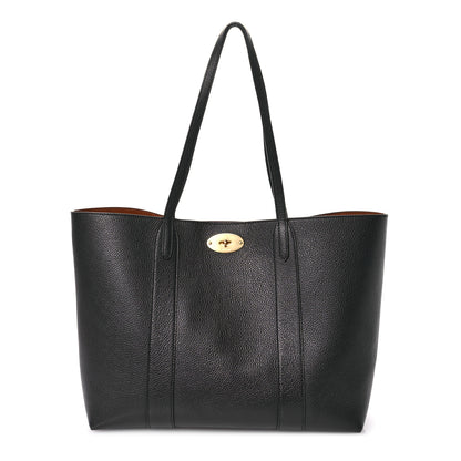 Mulberry Small Classic Grain Bayswater Tote Black 1 of 12