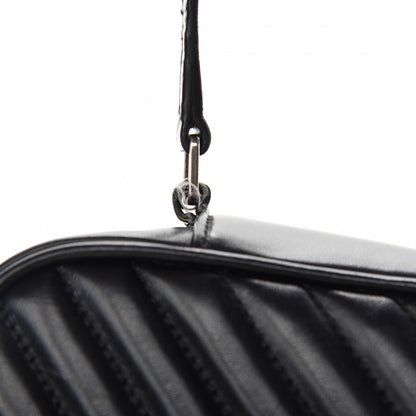 Saint Laurent Calfskin Matelasse Monogram Lou Camera Bag Black 12 of 12