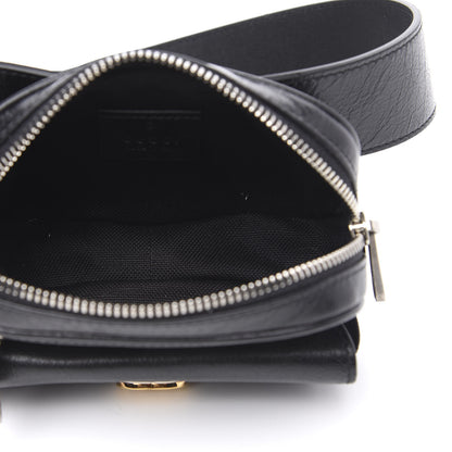 Gucci Fluffy Calfskin Mini Morpheus Belt Bag 90 36 Black 5 of 11