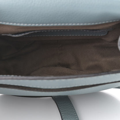 Chloe Calfskin Mini Marcie Round Crossbody Bag Rainy Blue 3 of 10