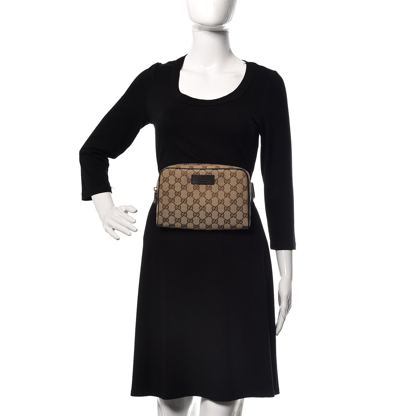 Monogram Belt Bag Dark Brown
