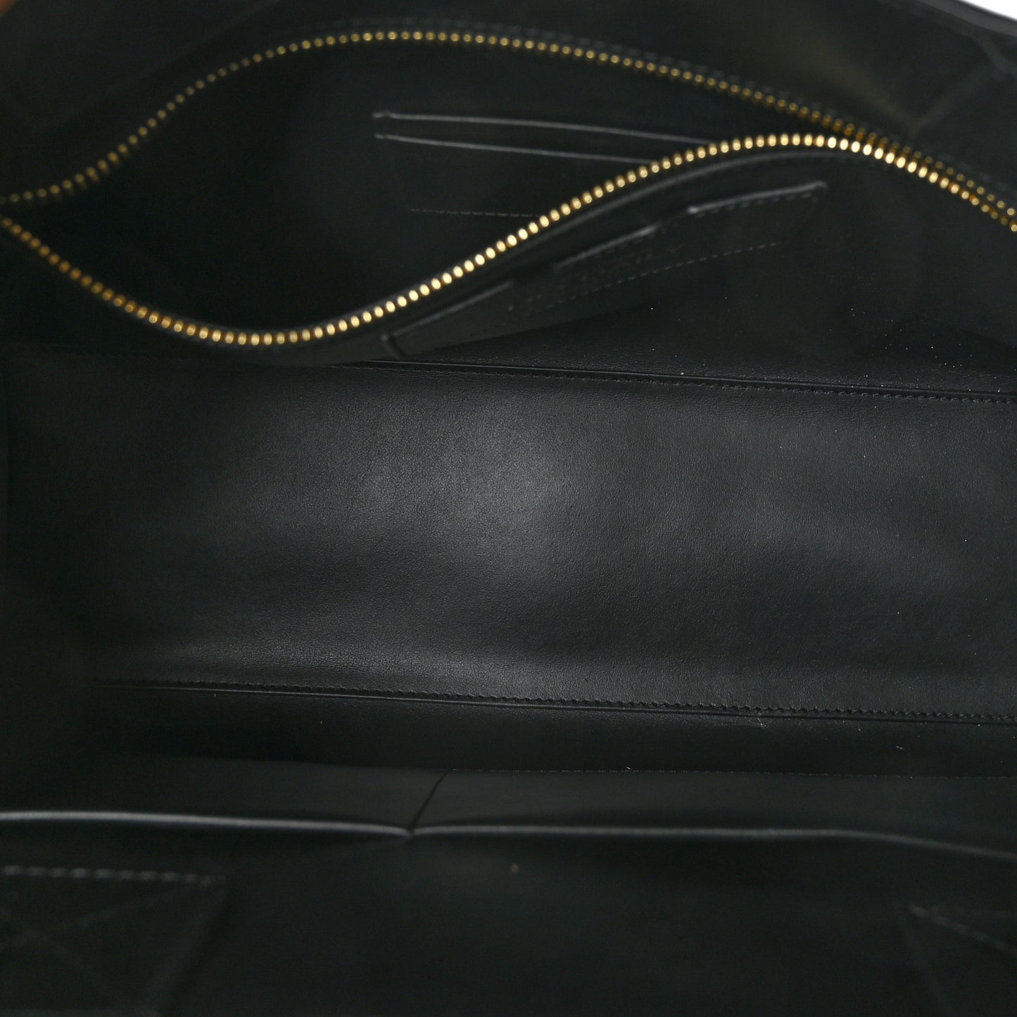 Vitello Debossed Small Beatrice Logo Tote Black