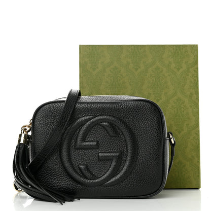 Gucci Pebbled Calfskin Small Soho Disco Bag Black 13 of 13