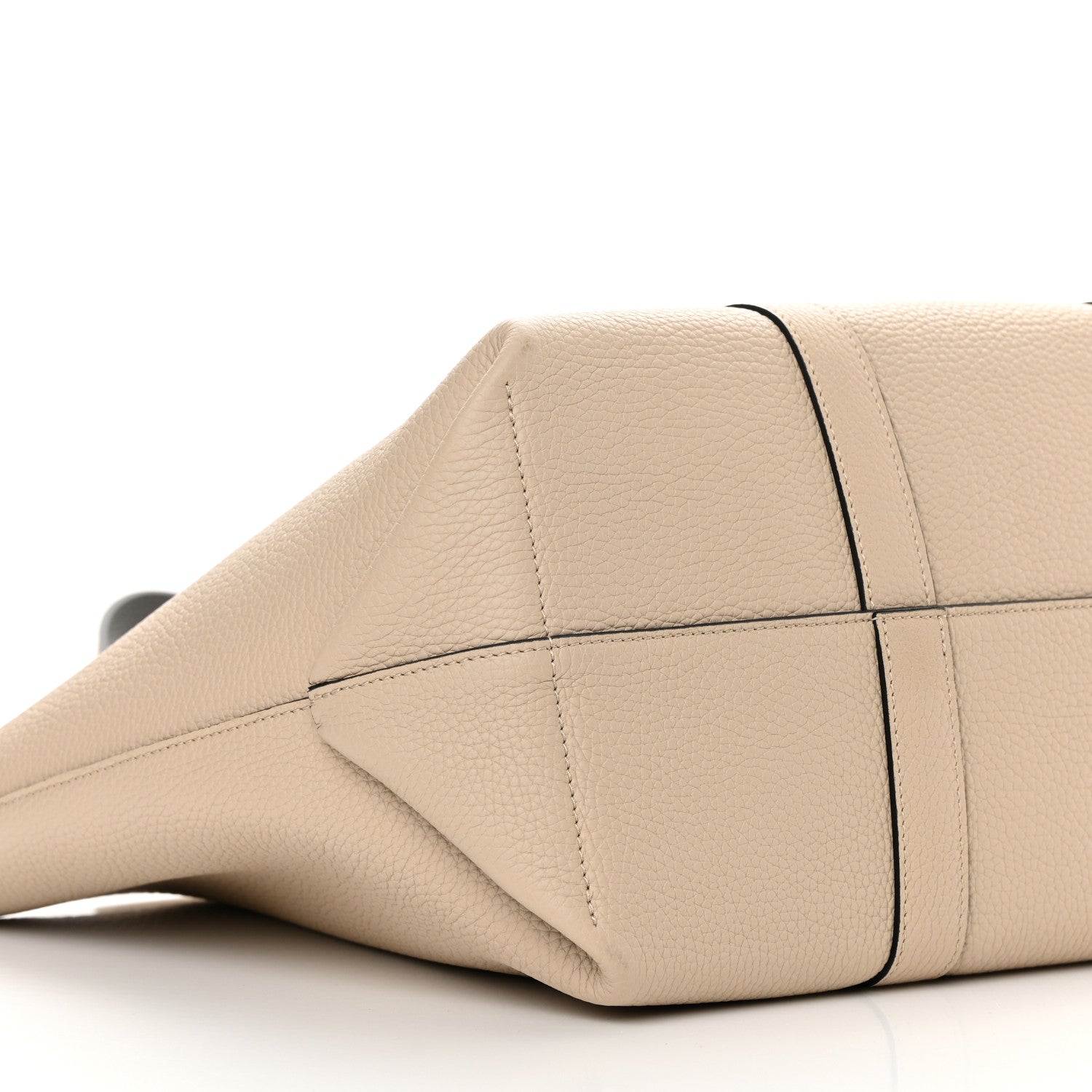 Moynat Taurillon Gex Calfskin Duo Reversible Tote Greige Zinc 12 of 17