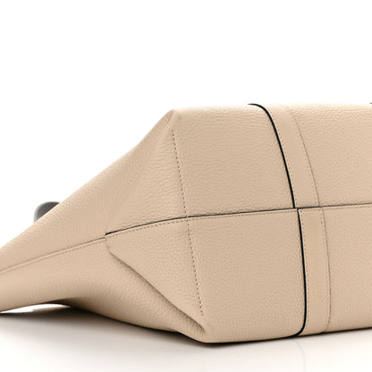 Moynat Taurillon Gex Calfskin Duo Reversible Tote Greige Zinc 12 of 17