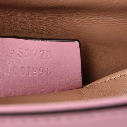 Gucci Nappa Pearl Studded Mini Queen Margaret Broadway Shoulder Bag Sugar Pink 7 of 13