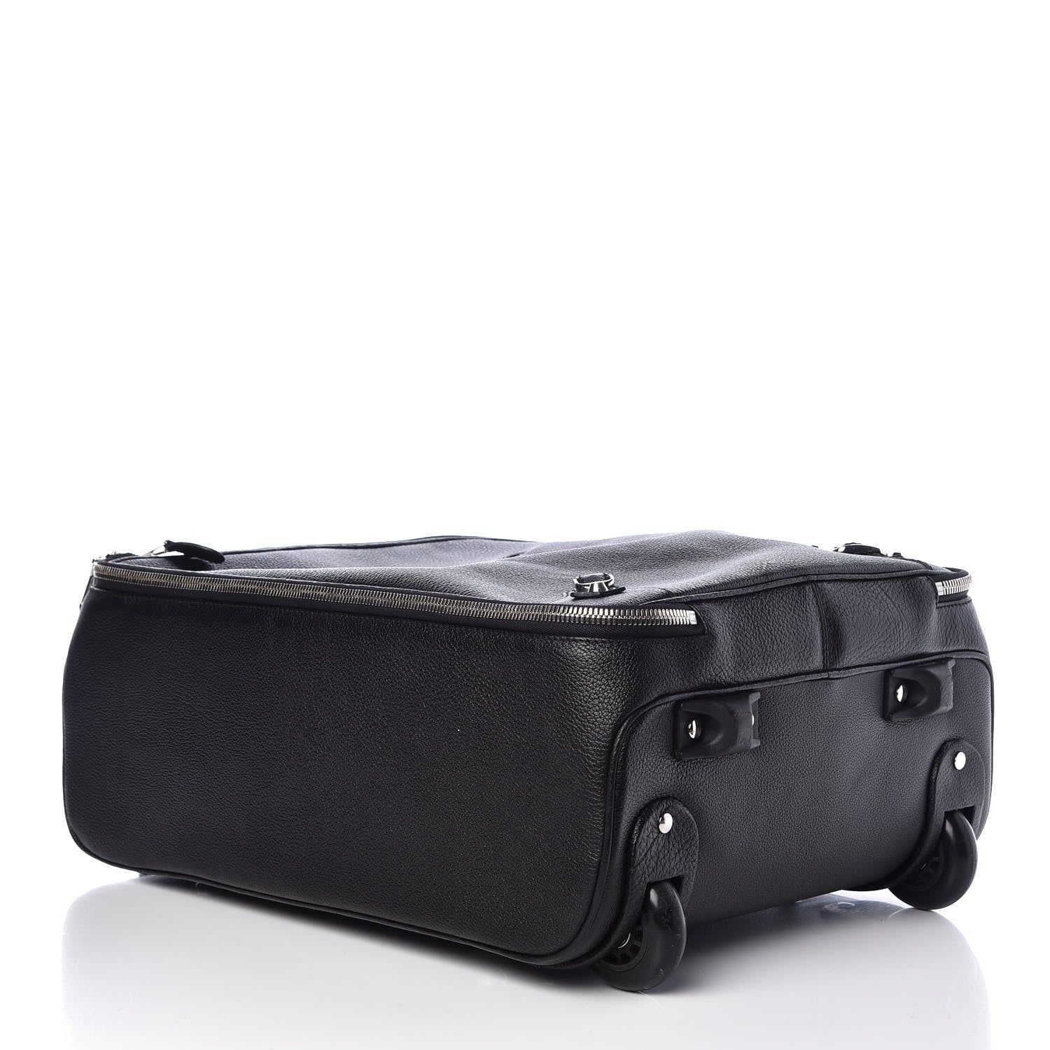 Balenciaga Grained Calfskin Classic Hardware Voyage Carry On Trolley Black 4 of 12