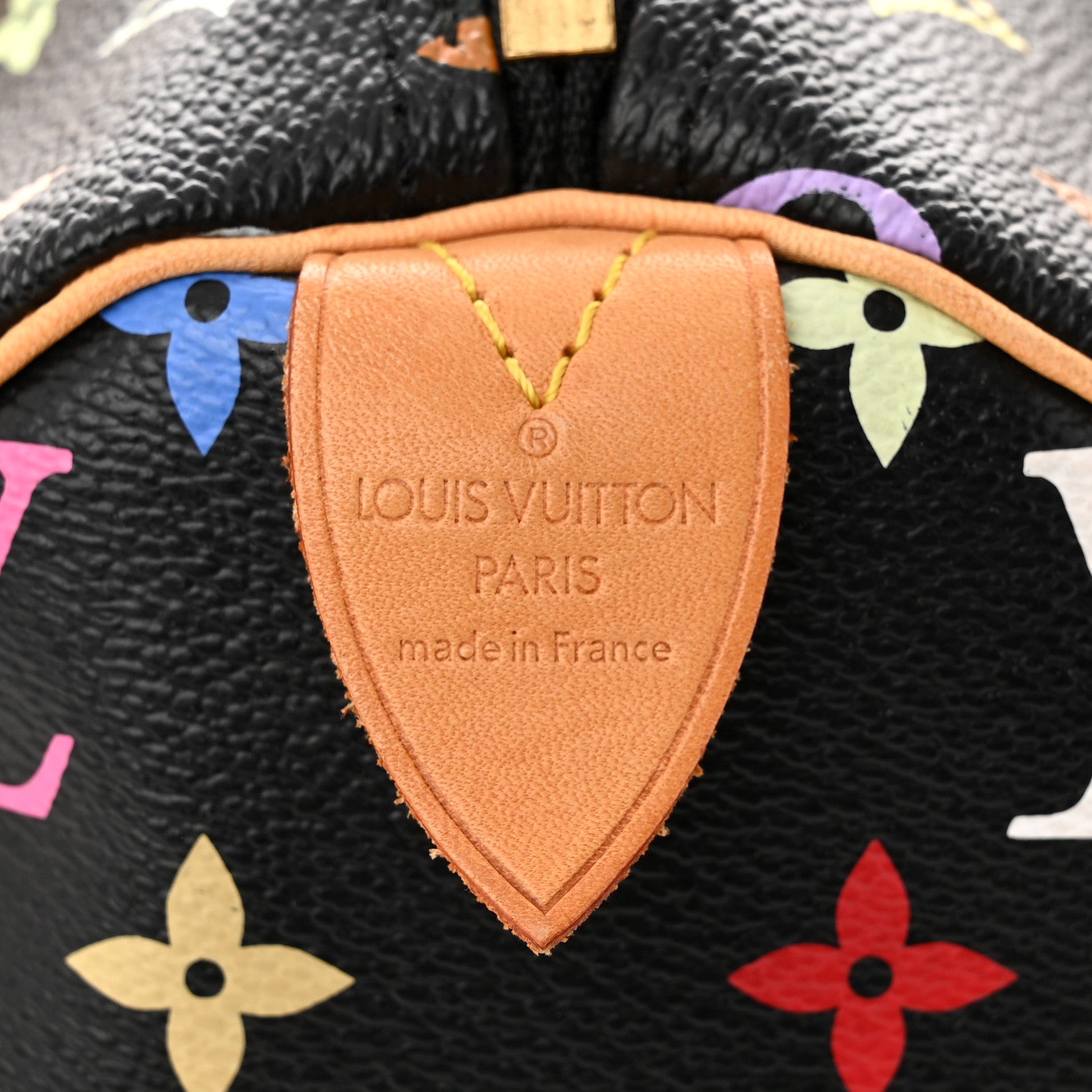 Louis Vuitton LOUIS VUITTON Monogram Multicolor Speedy 30 Black 6 of 9