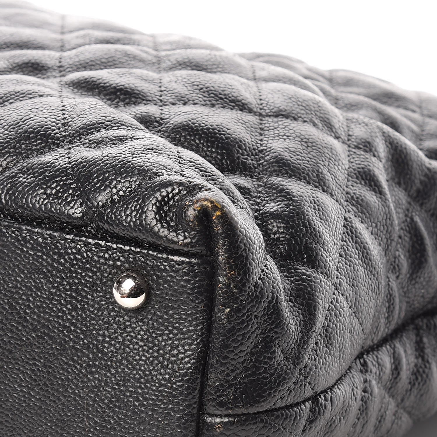 Chanel Caviar Quilted French Riviera Hobo Black 9 of 13