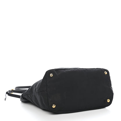 Prada Tessuto Nylon Saffiano Tote Black 3 of 9
