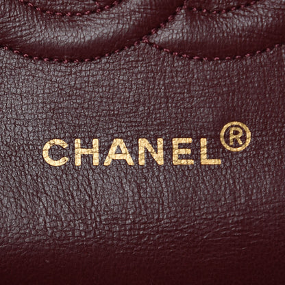 Chanel Lambskin Quilted Medium Double Flap Black 8 of 14