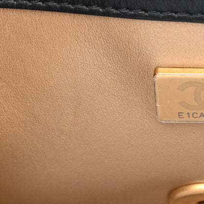 Chanel Lambskin Quilted Mini Rectangular Pearl Crush Flap Black 7 of 13