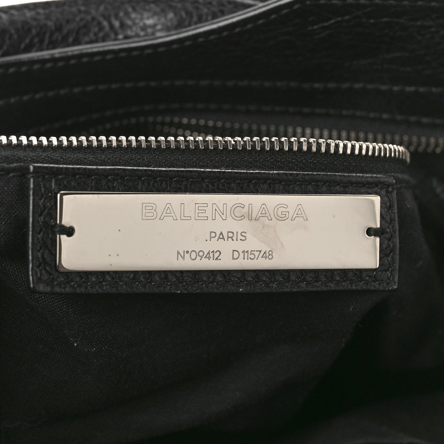 Balenciaga Agneau Classic Silver Hardware City Black 6 of 10