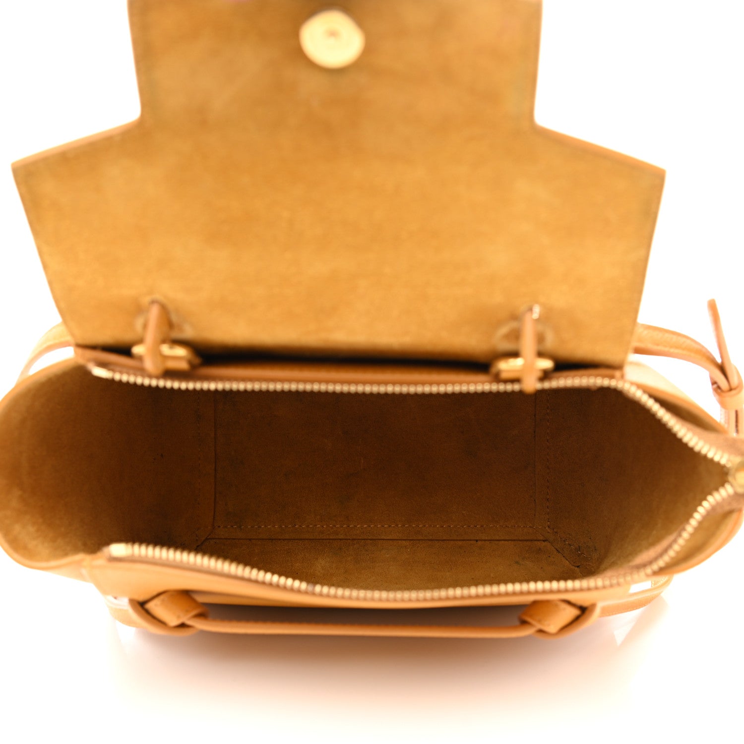 Celine Grained Calfskin Nano Belt Bag Calendula 8 of 11