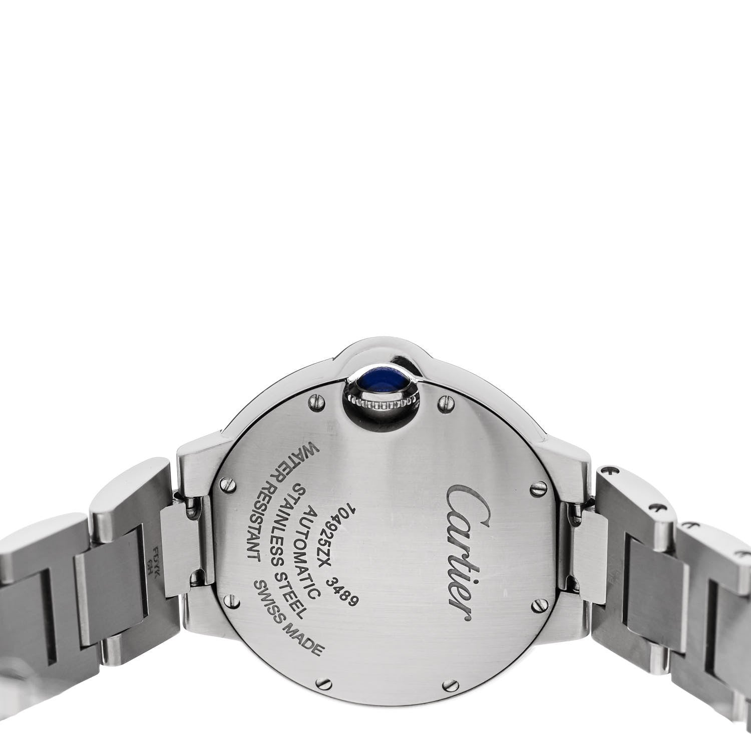 Cartier Stainless Steel 33mm Ballon Bleu De Cartier Automatic Watch 4 of 5